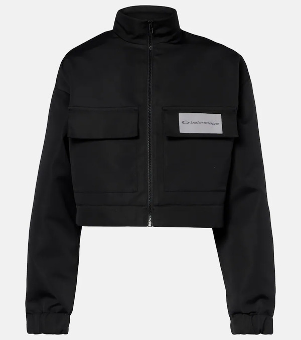  Balenciaga Balenciaga Veste De Survêtement Courte En Faille Technique 