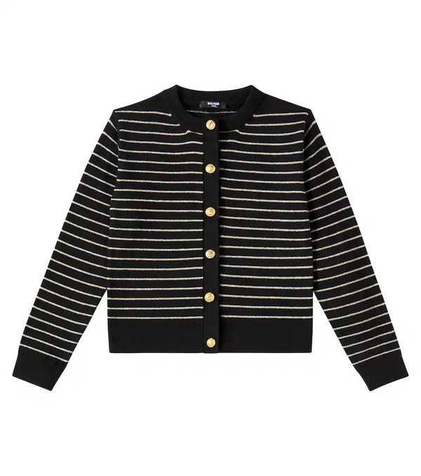  Balmain Kids Balmain Kids Cardigan En Coton 