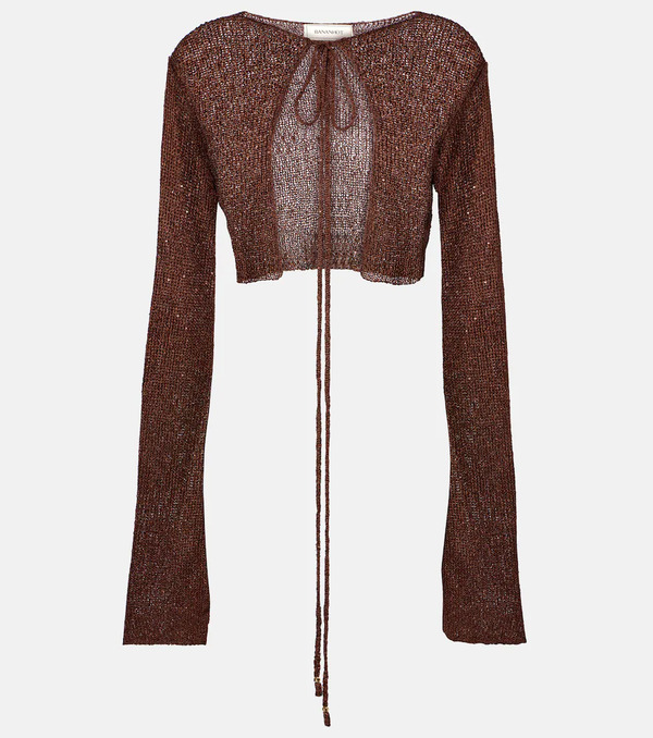  Bananhot Bananhot Cardigan Alma En Maille à Paillettes 