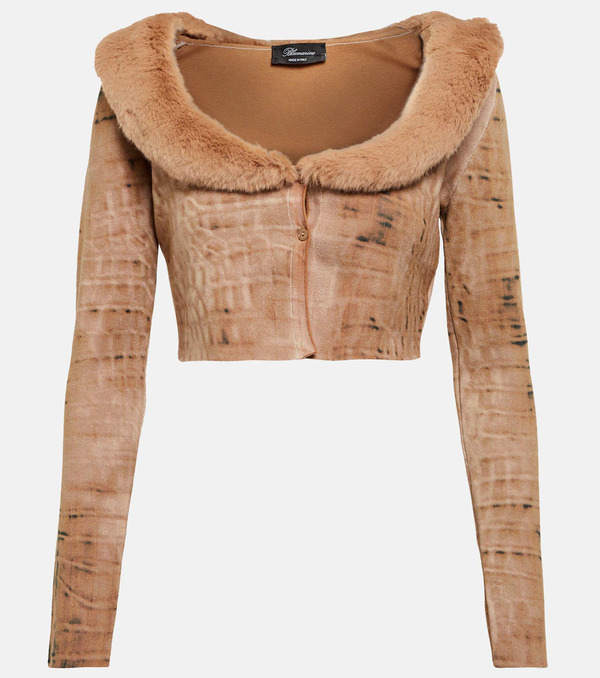 Blumarine Blumarine Cardigan Raccourci 