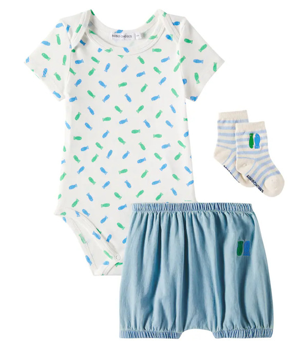  Bobo Choses Bobo Choses Bébé – Set Body, Culotte Bloomer Et Chaussettes 