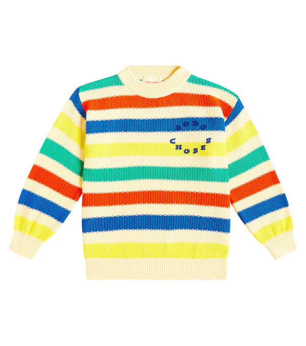  Bobo Choses Bobo Choses Pull En Coton à Rayures 