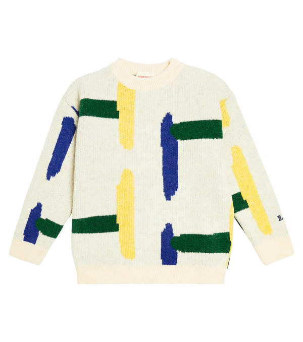  Bobo Choses Bobo Choses Pull Geometric En Jacquard 