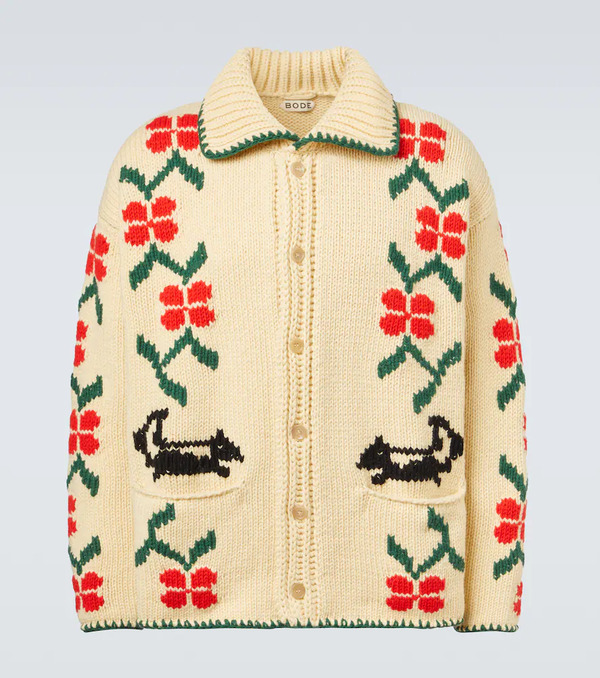  Bode Bode Cardigan Pirate Ship En Laine Vierge 