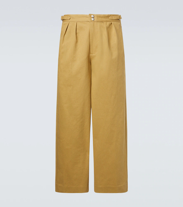  Bode Bode Pantalon Ample En Coton 