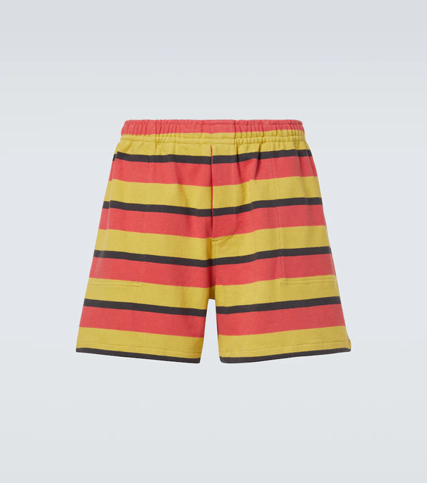  Bode Bode Short Rec Rayé En Coton 