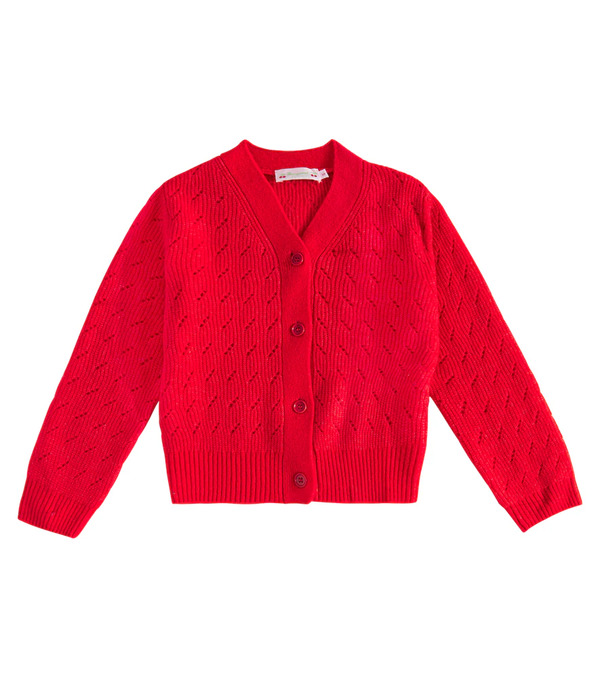 Bonpoint Bonpoint Cardigan Gemina En Laine Mélangée 