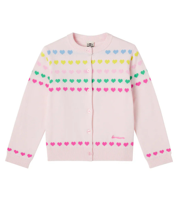  Bonton Bonton Cardigan Laligne En Jacquard De Coton 