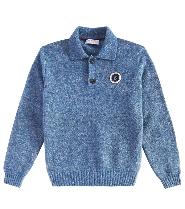  Brunello Cucinelli Kids Brunello Cucinelli Kids Pull Polo 