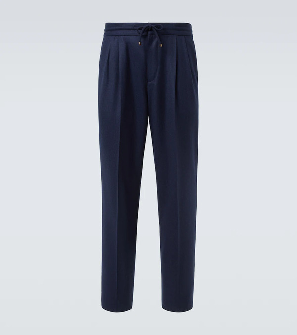  Brunello Cucinelli Brunello Cucinelli Pantalon Droit En Laine Vierge 