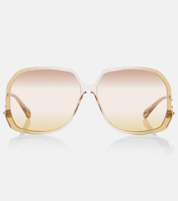  Chloe Chloé Lunettes De Soleil Carrées Wavy 