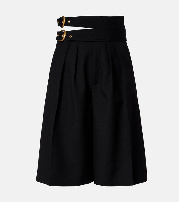  Chloe Chloé Short En Laine Vierge 