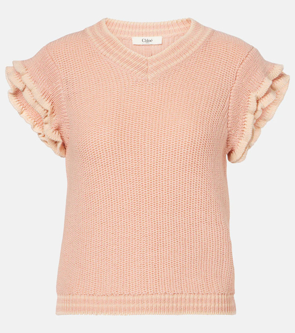  Chloe Chloé Top En Laine 