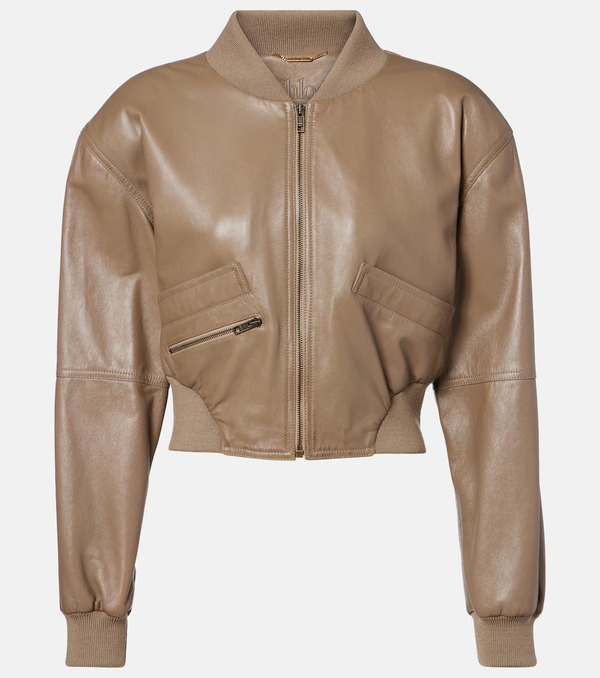  Chloe Chloé Veste Bomber Courte En Cuir 