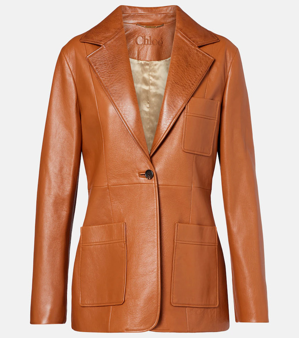  Chloe Chloé Veste En Cuir 