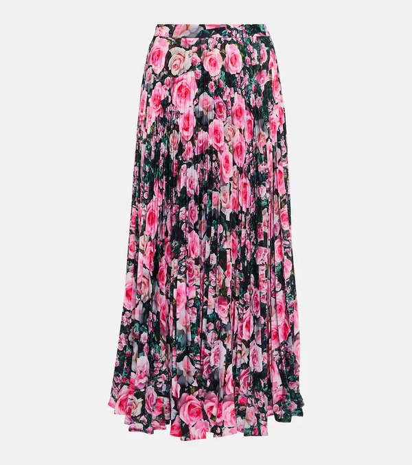  Christopher Kane Christopher Kane Jupe Midi à Fleurs 