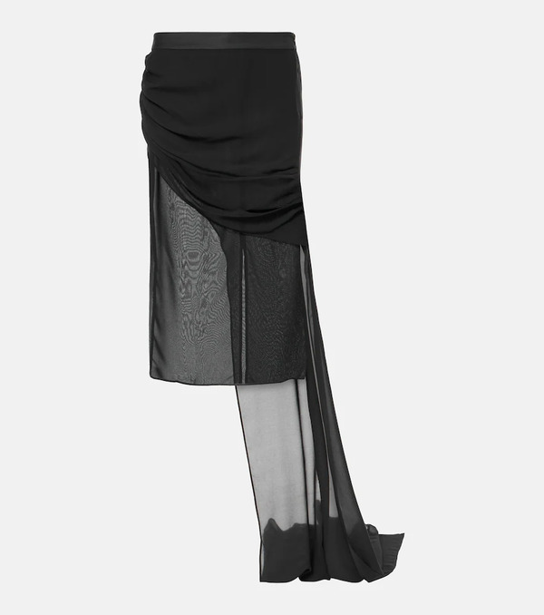  Didu Didu Jupe Midi En Mousseline 