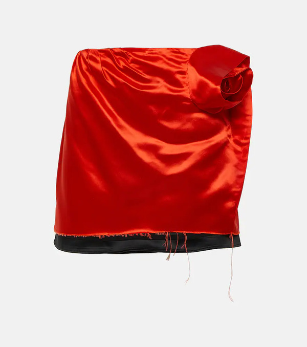  Didu Didu Mini-jupe En Satin 