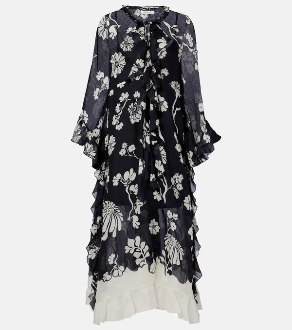  Dorothee Schumacher Dorothee Schumacher Robe Midi Floral Daydream à Fleurs 