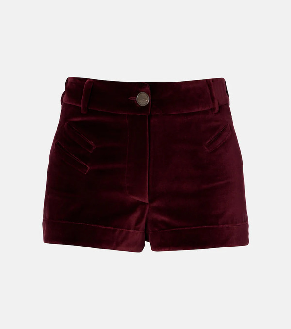  Etro Etro Short En Velours 