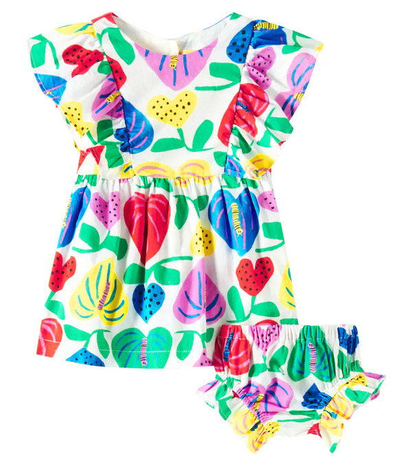  Fabula Fábula Bébé – Ensemble Robe Et Culotte Bloomer 
