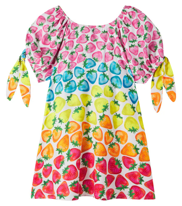  Fabula Fábula Robe Morango Rainbow Imprimée 
