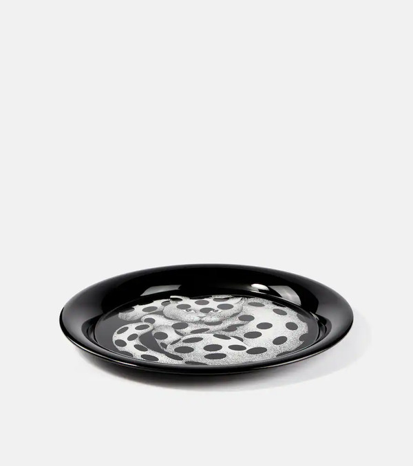  Fornasetti Fornasetti Plateau Décoratif High Fidelity En Fer 