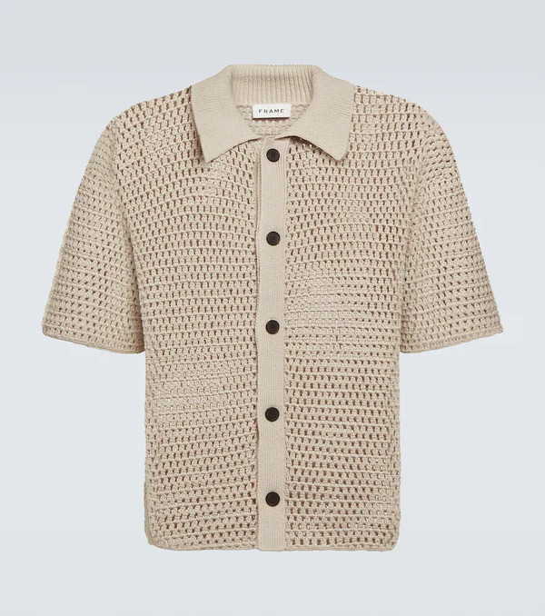  Frame Frame Cardigan En Coton Ajouré 