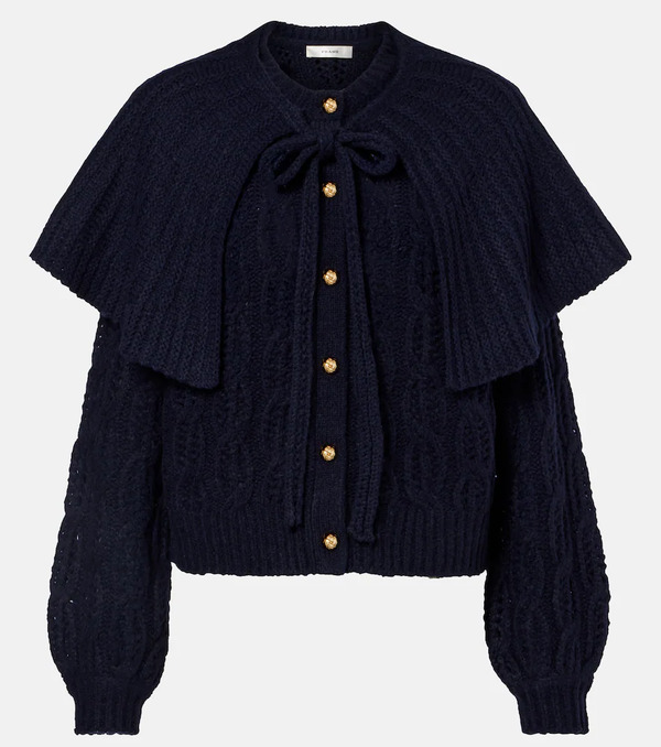  Frame Frame Cardigan En Laine Mélangée 