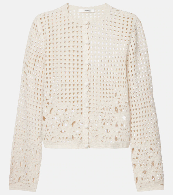  Frame Frame Cardigan Postcard En Coton 