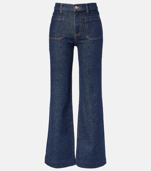 Frame Frame Jean Ample Refined à Taille Haute 