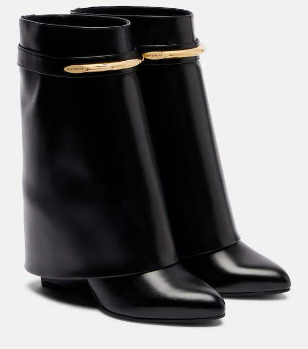 Givenchy Givenchy Bottes Shark 95 En Cuir 