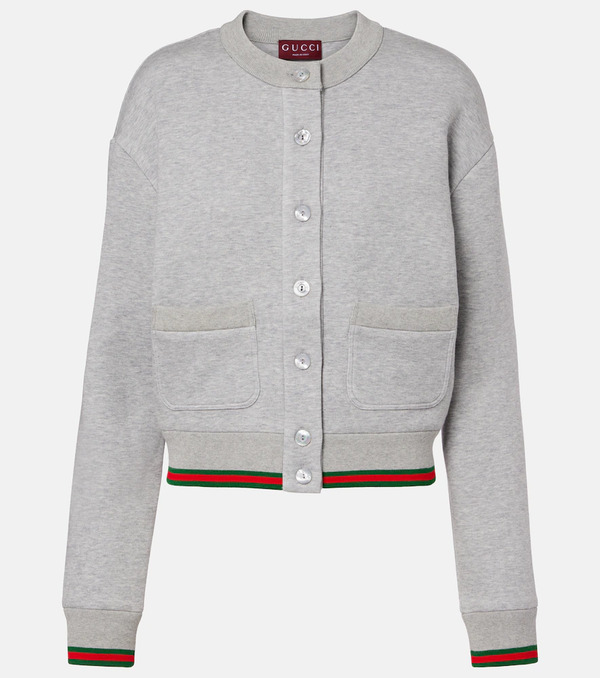  Gucci Gucci Cardigan Web Stripe 