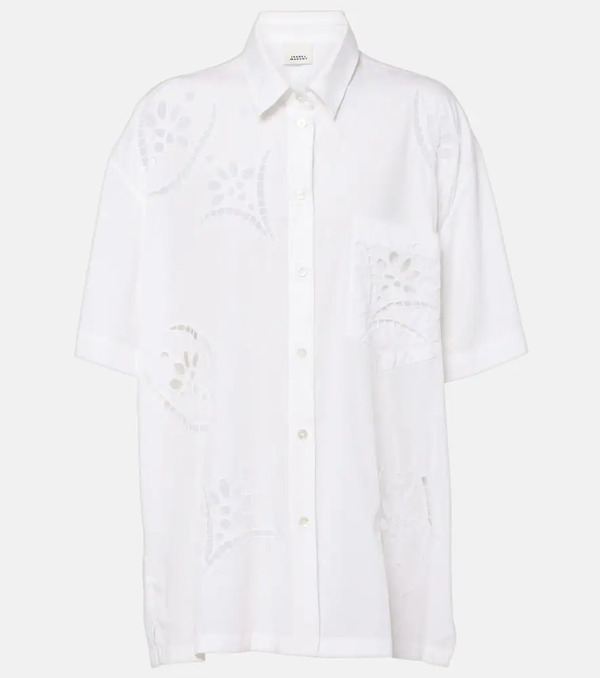  Isabel Marant Isabel Marant Chemise Bilya à Broderies Anglaises 