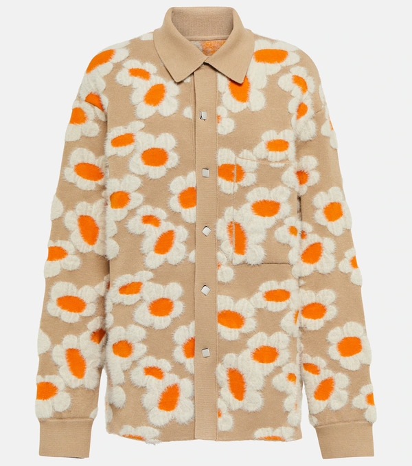  Jacquemus Jacquemus Cardigan Neve à Fleurs 
