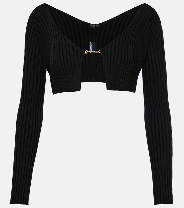  Jacquemus Jacquemus Cardigan Pralù En Maille Côtelée 