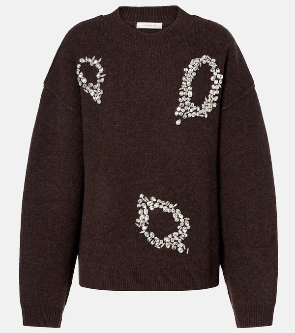  Jacques Wei Jacques Wei Pull Brodé En Laine 