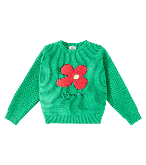  Jellymallow Jellymallow Pull Jm Flower Brodé 