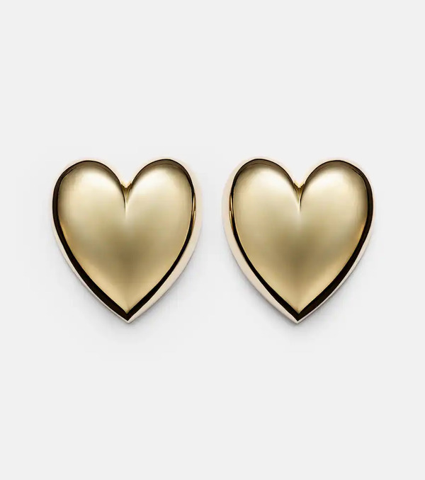  Jennifer Fisher Jennifer Fisher Boucles D'oreilles Puffy Heart En Plaqué Or 