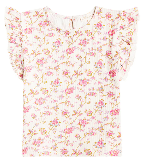  Louise Misha Louise Misha Chemise Hermance En Coton Mélangé à Volants 