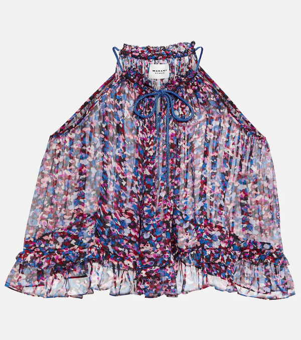  Marant Etoile Marant Etoile Top Fabino Imprimé 