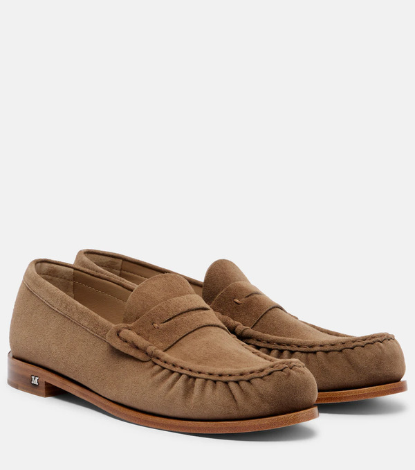  Max Mara Max Mara Mocassins En Daim 