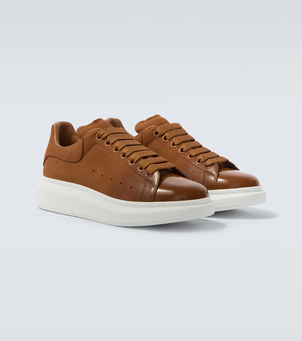  Mcqueen Mcqueen Baskets Oversized En Cuir 