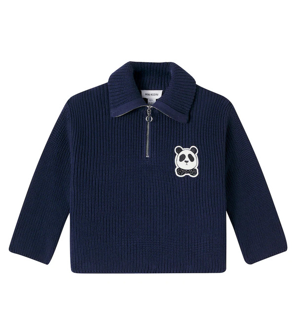  Mini Rodini Mini Rodini Pull Panda En Coton 