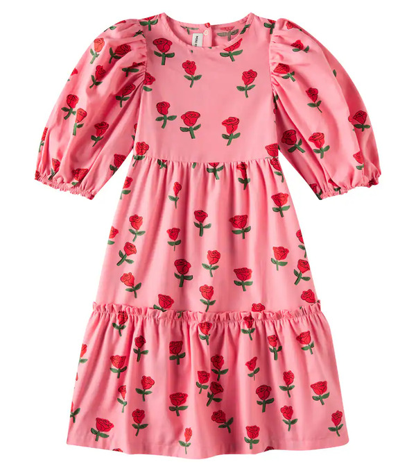  Mini Rodini Mini Rodini Robe Roses En Coton 