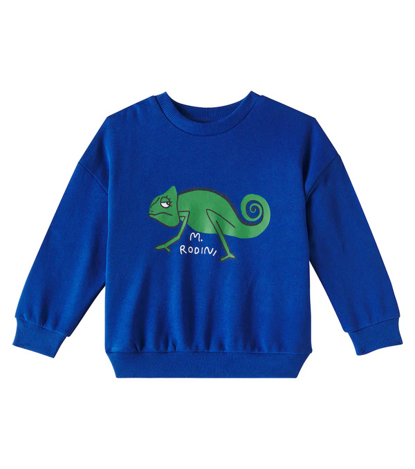  Mini Rodini Mini Rodini Sweat-shirt Lizard En Coton 