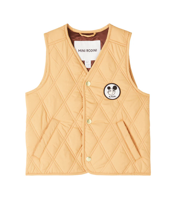  Mini Rodini Mini Rodini Veste Sans Manches Matelassée 