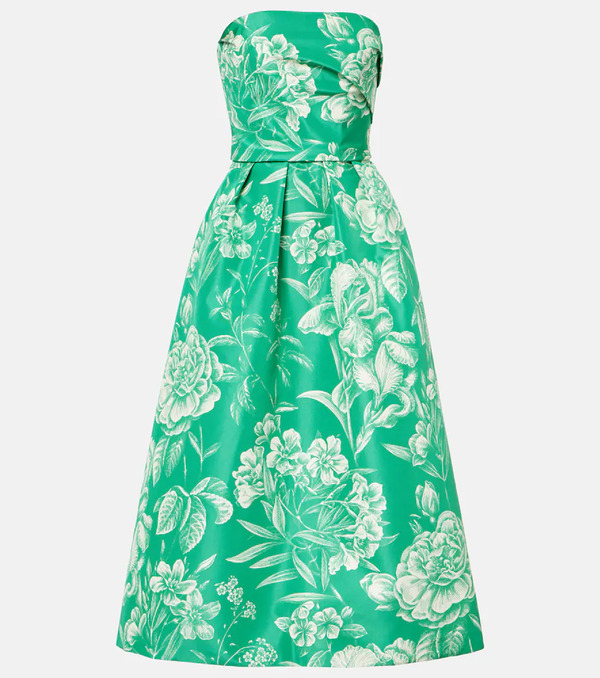  Monique Lhuillier Monique Lhuillier Robe Longue En Soie 