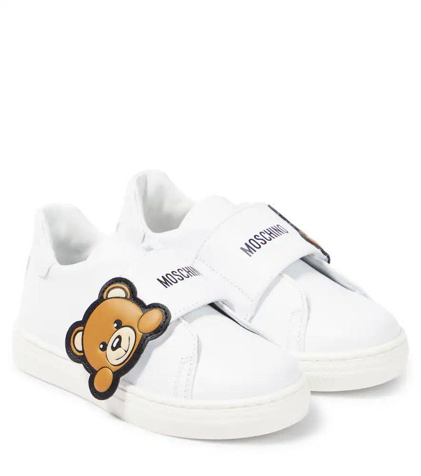  Moschino Kids Moschino Kids Baskets Teddy Bear En Cuir 