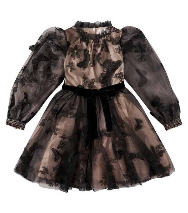  Petite Amalie Petite Amalie Robe En Tulle à Ornements 